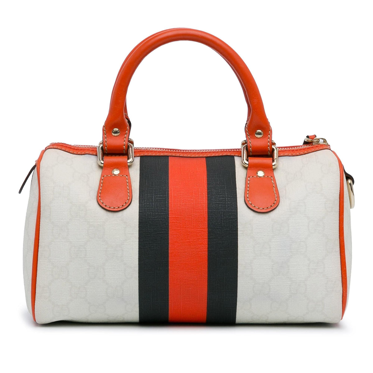 Gucci Mini GG Supreme Joy Web Boston Bag (SHG-R1IO0Q)