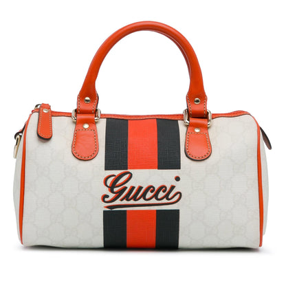 Gucci Mini GG Supreme Joy Web Boston Bag (SHG-R1IO0Q)