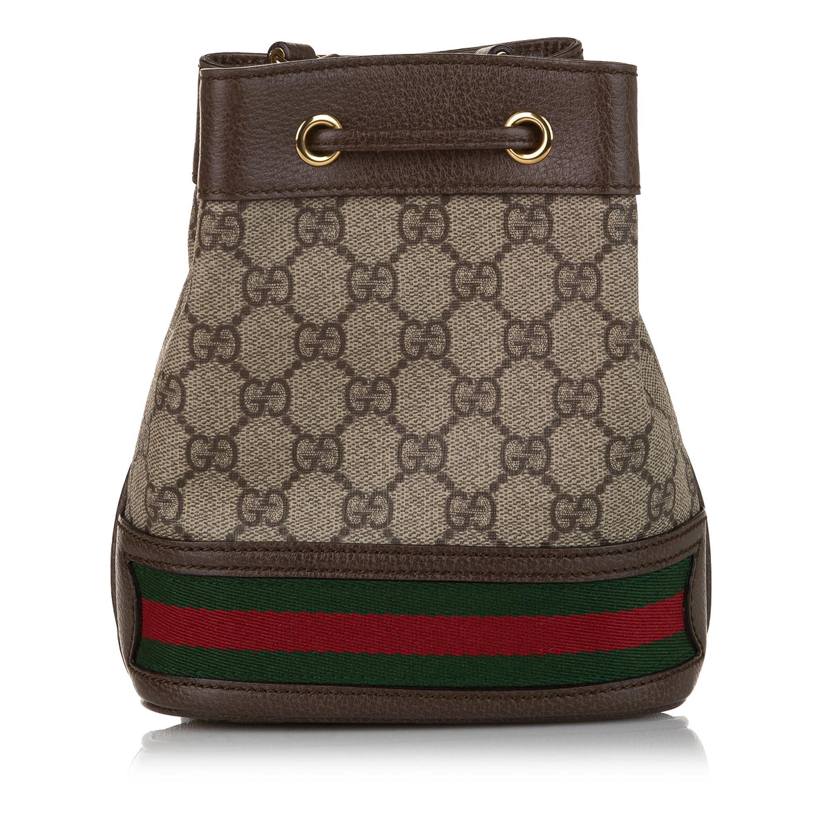 Gucci Mini GG Supreme Ophidia Bucket Bag (SHG-33829)