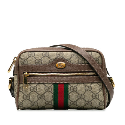 Gucci Mini GG Supreme Ophidia Crossbody Bag (SHG-0eMAWx)