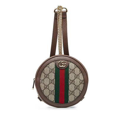 Gucci Mini GG Supreme Round Ophidia Backpack (SHG-XFDfZG)