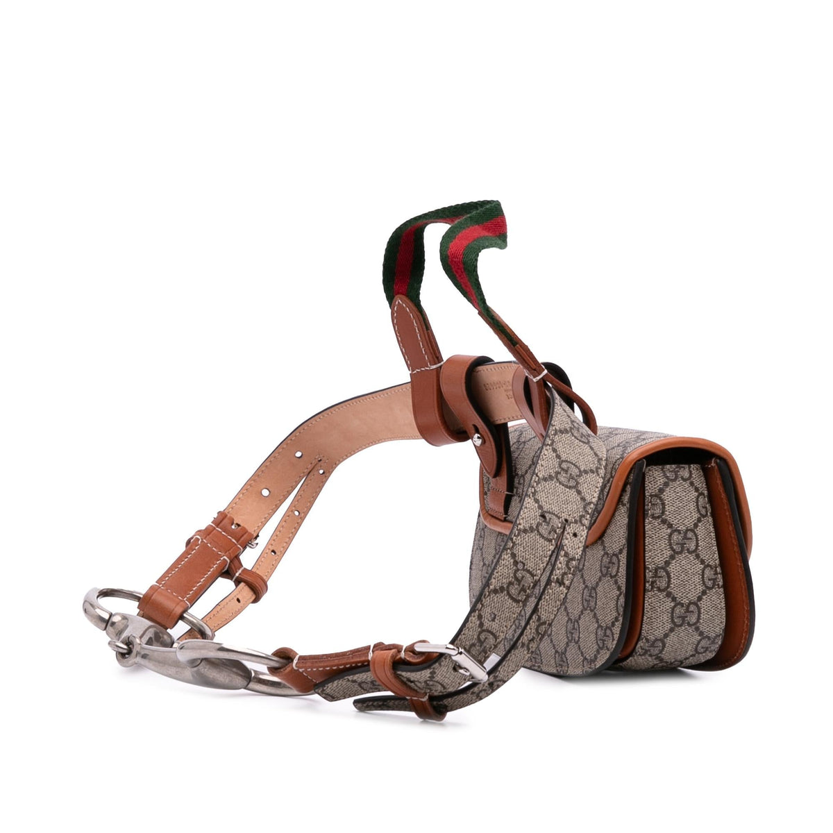 Gucci Mini GG Supreme Web Bamboo 1947 Belt Bag
