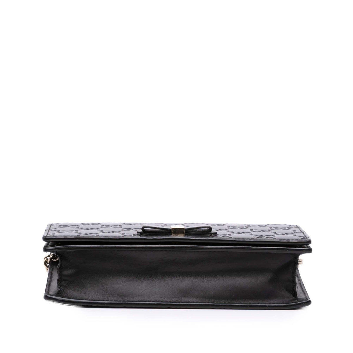 Gucci Mini Guccissima Bow Signature Wallet On Chain