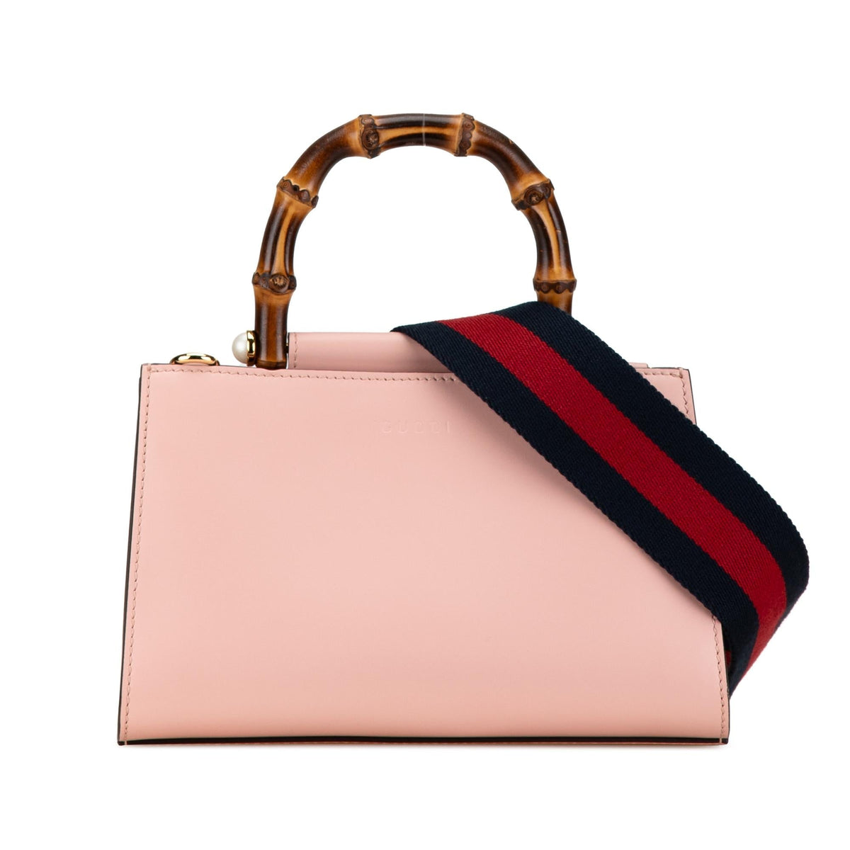 Gucci Mini Leather Bamboo Nymphaea (SHG-AshhUs)