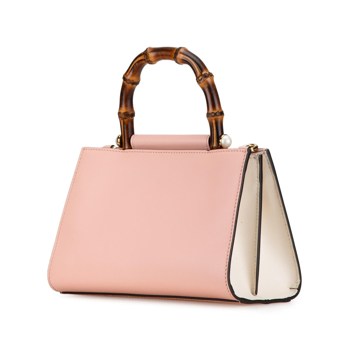 Gucci Mini Leather Bamboo Nymphaea (SHG-AshhUs)