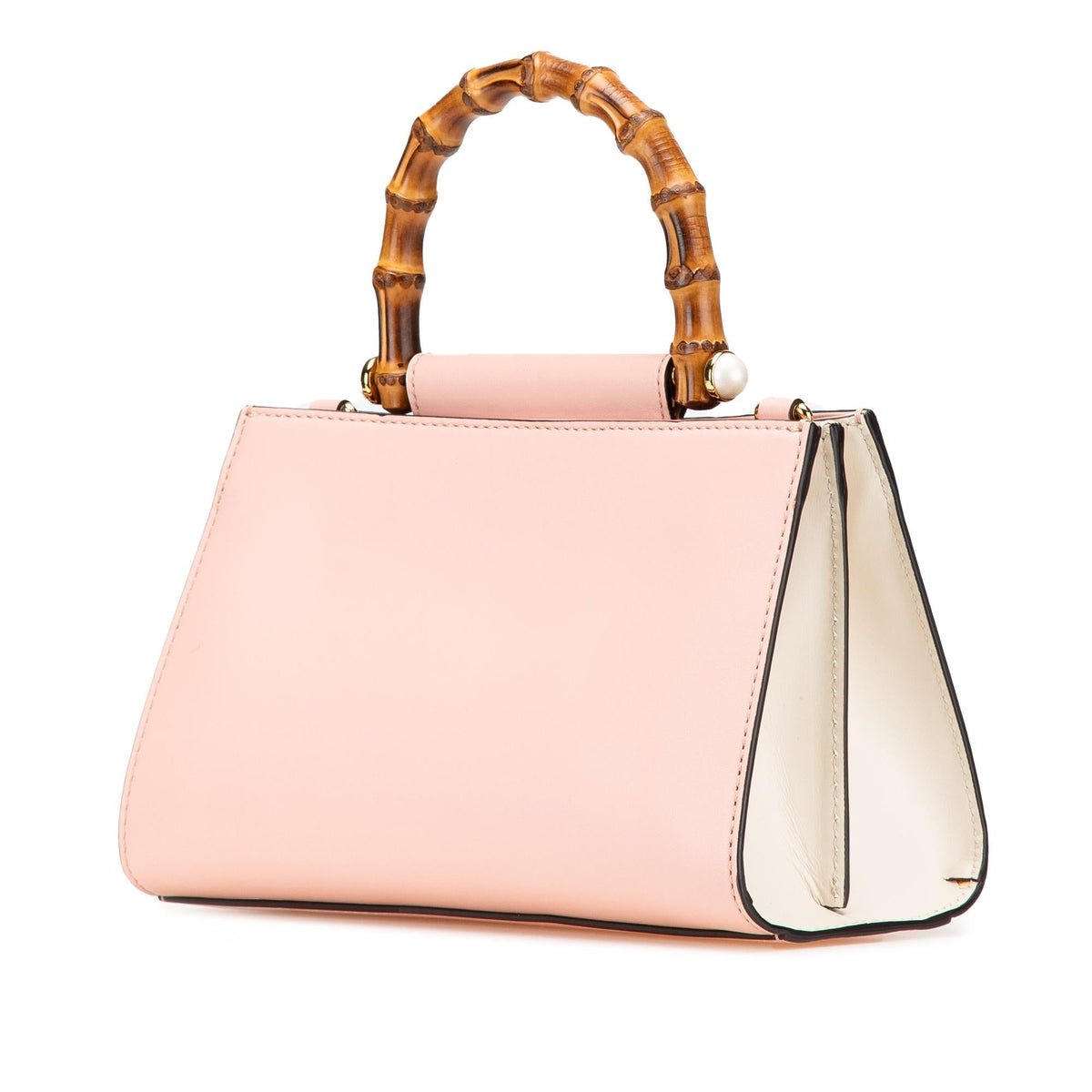 Gucci Mini Leather Bamboo Nymphaea
