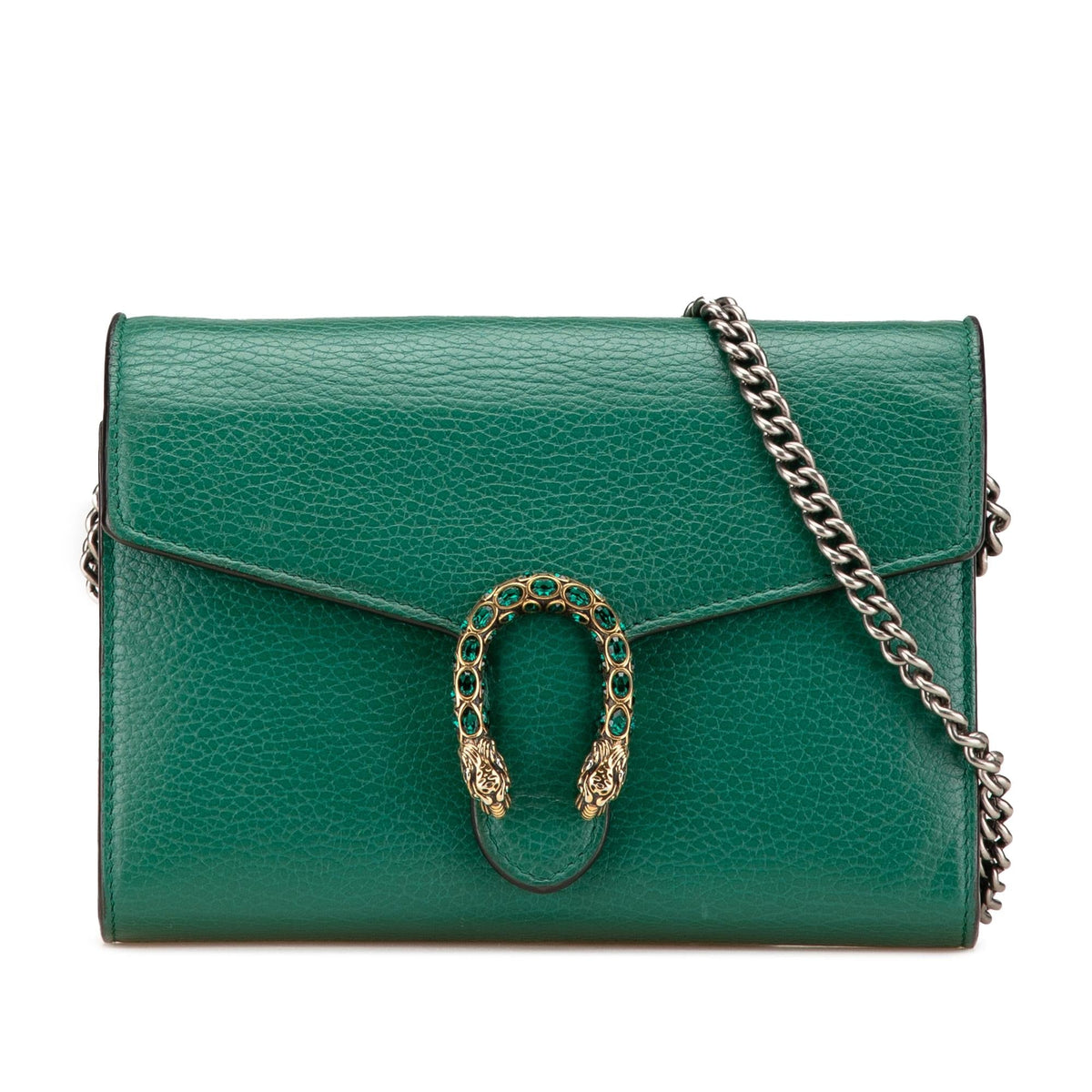 Gucci Mini Leather Dionysus Wallet on Chain