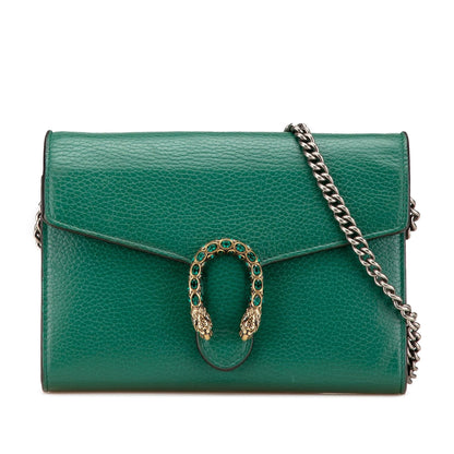 Gucci Mini Leather Dionysus Wallet on Chain