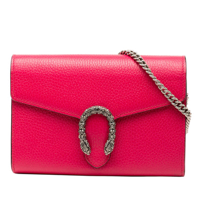 Gucci Mini Leather Dionysus Wallet on Chain
