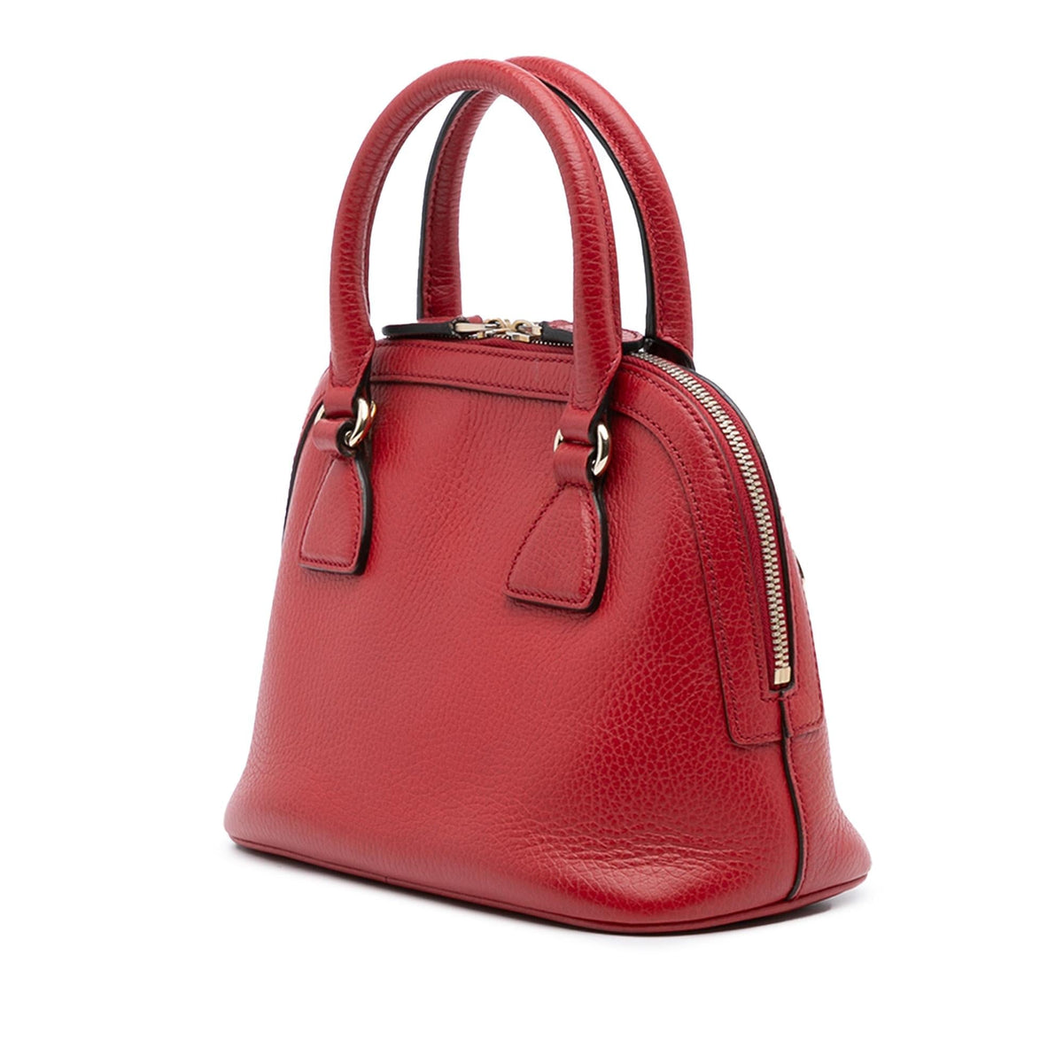 Gucci Mini Leather GG Charm Dome Satchel
