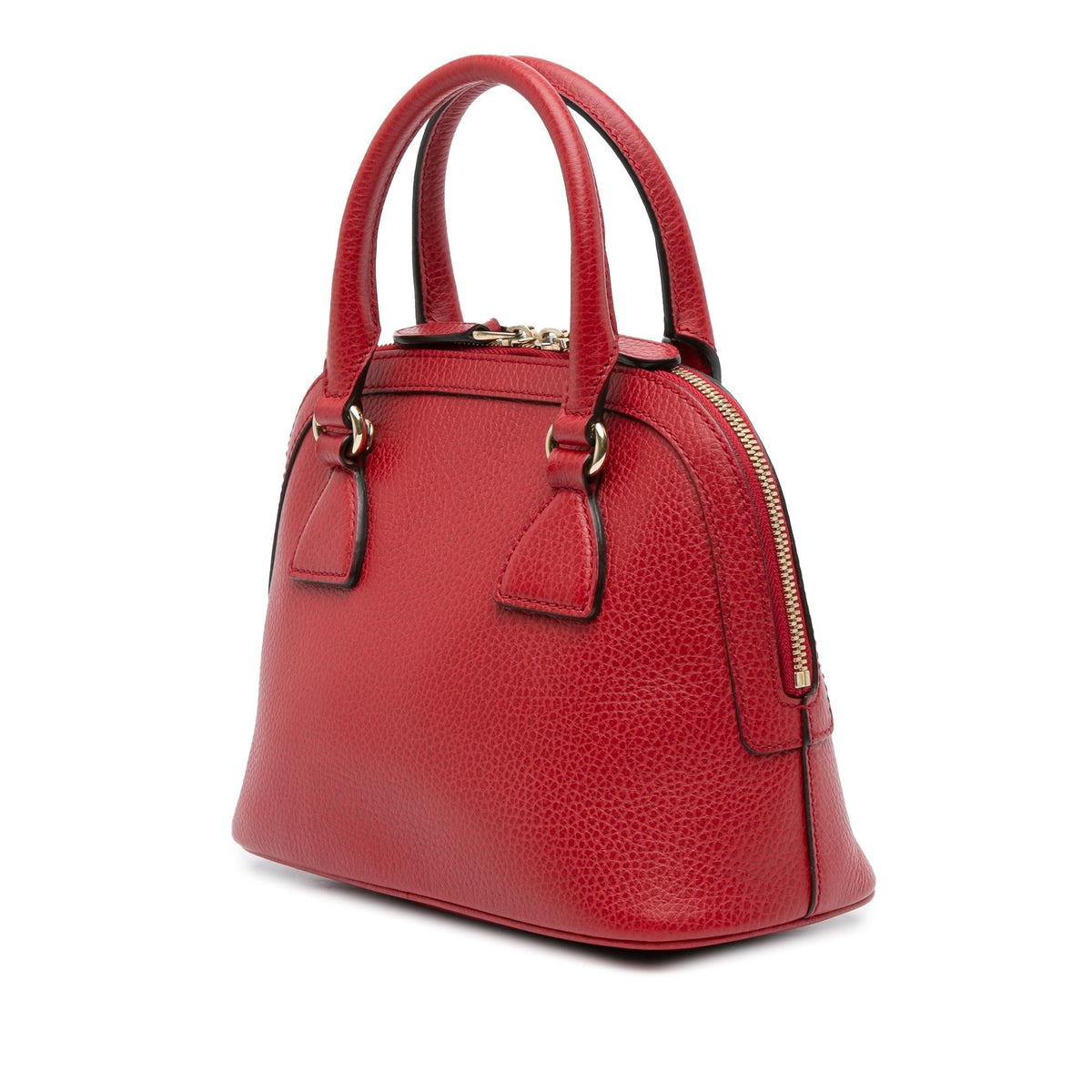 Gucci Mini Leather GG Charm Dome Satchel