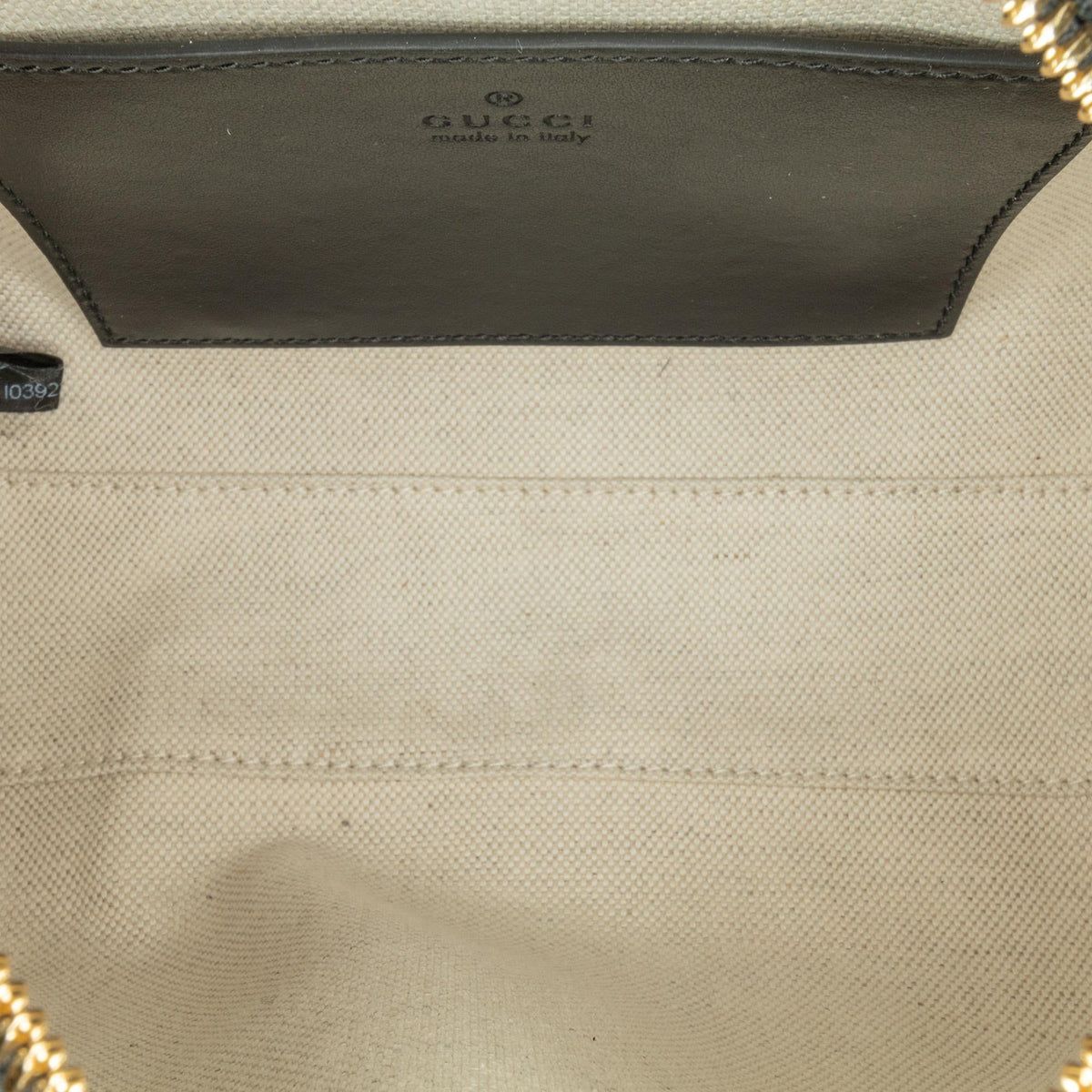 Gucci Mini Leather GG Matelasse Marmont Satchel (SHG-VvAtty)