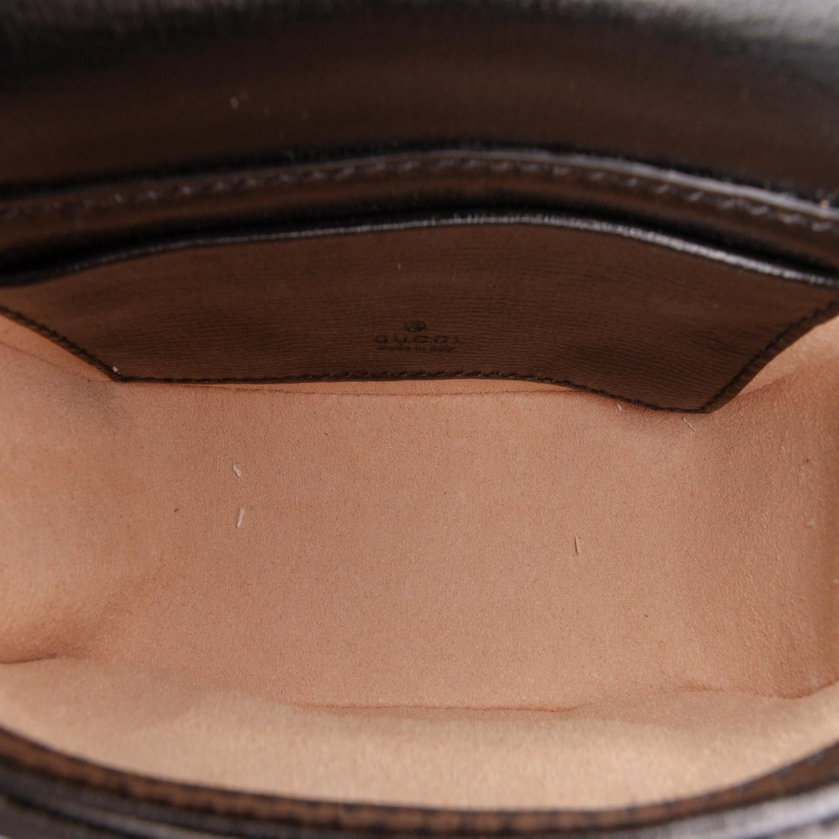 Gucci Mini Leather Horsebit 1955 Web Satchel