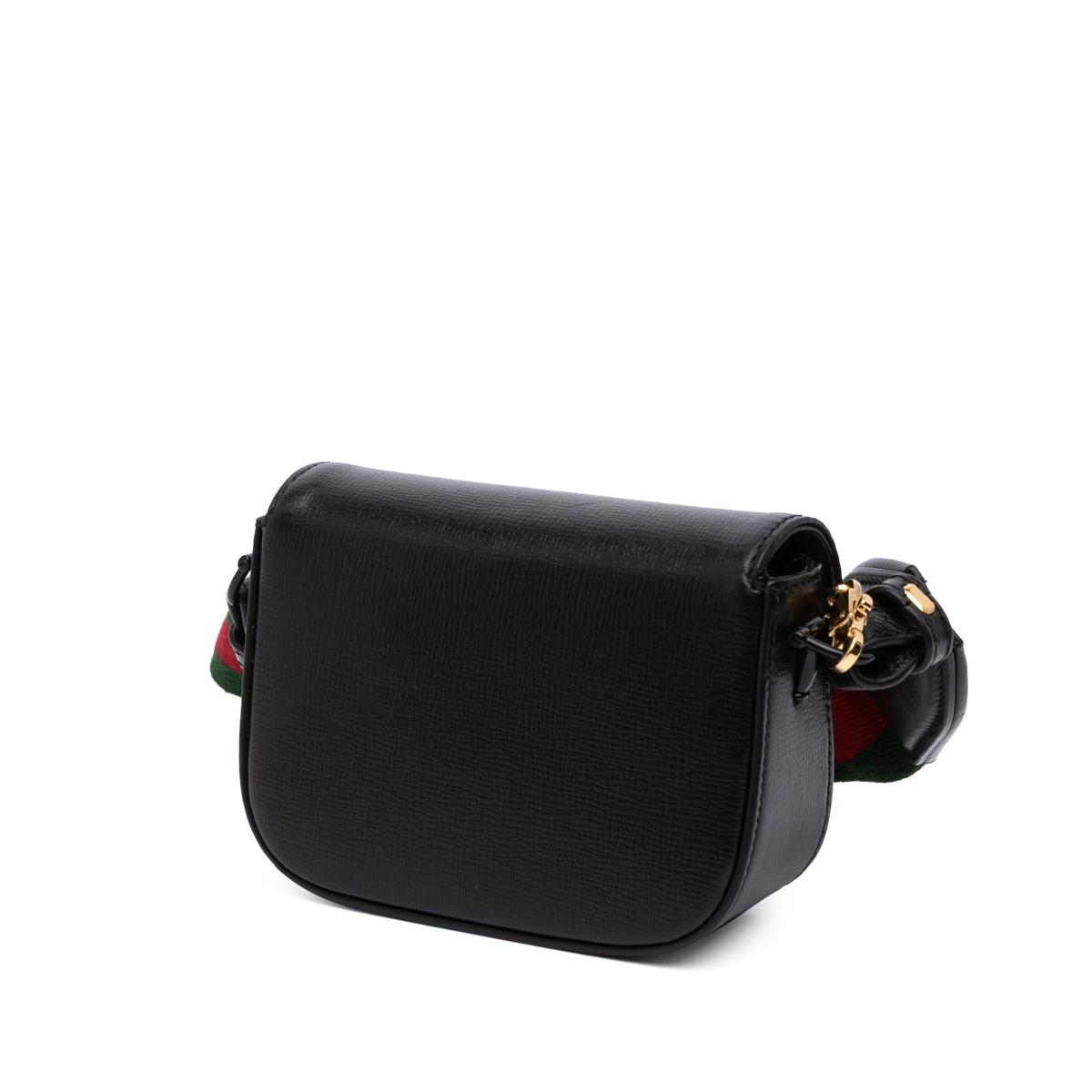 Gucci Mini Leather Horsebit 1955 Web Satchel