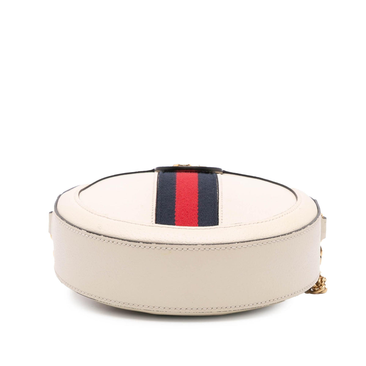 Gucci Mini Leather Ophidia Round Crossbody