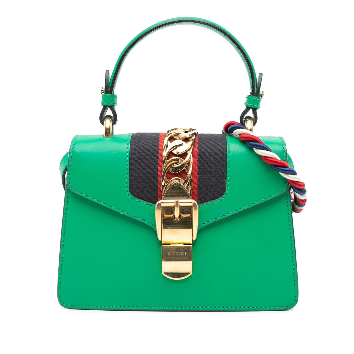 Gucci Mini Leather Sylvie Satchel