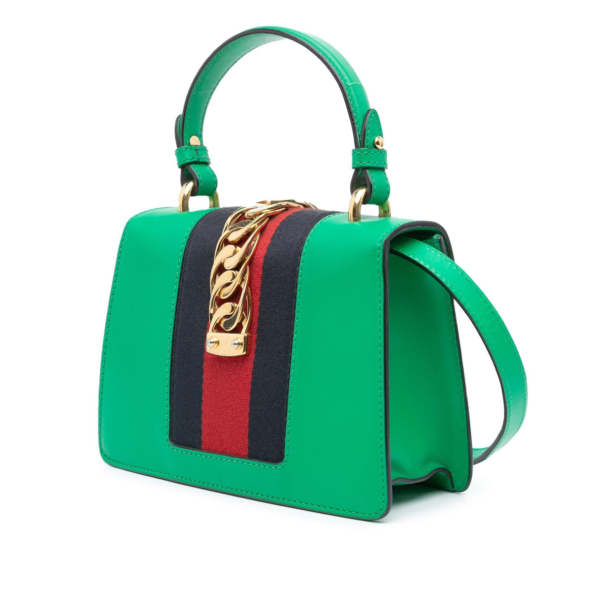 Gucci Mini Leather Sylvie Satchel