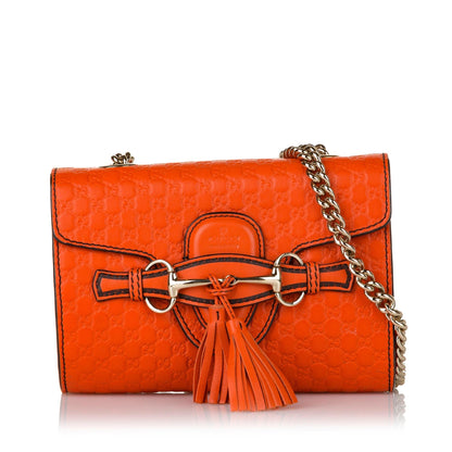 Gucci Mini Microguccissima Emily Crossbody Bag (SHG-32585)