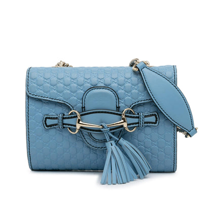 Gucci Mini Microguccissima Emily Crossbody Bag (SHG-d63GRv)