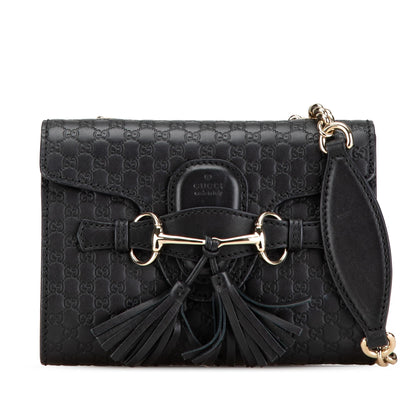 Gucci Mini Microguccissima Emily Crossbody (SHG-YwpERH)