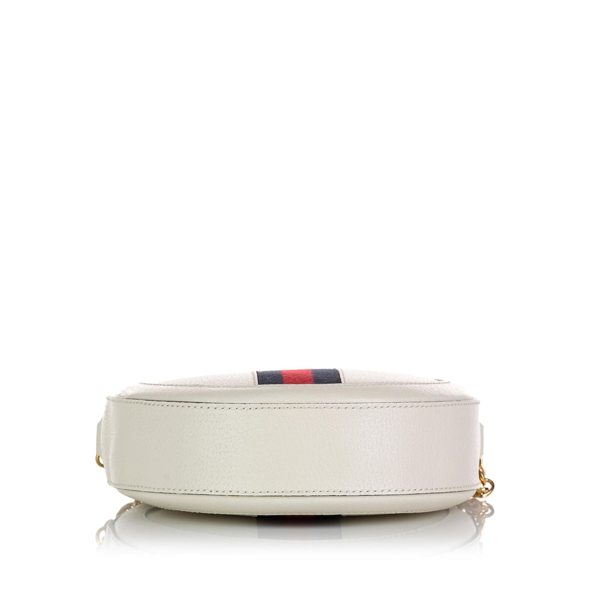 Gucci Mini Round Ophidia Leather Crossbody Bag (SHG-35657)