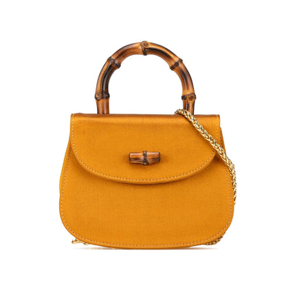 Gucci Mini Satin Bamboo Night