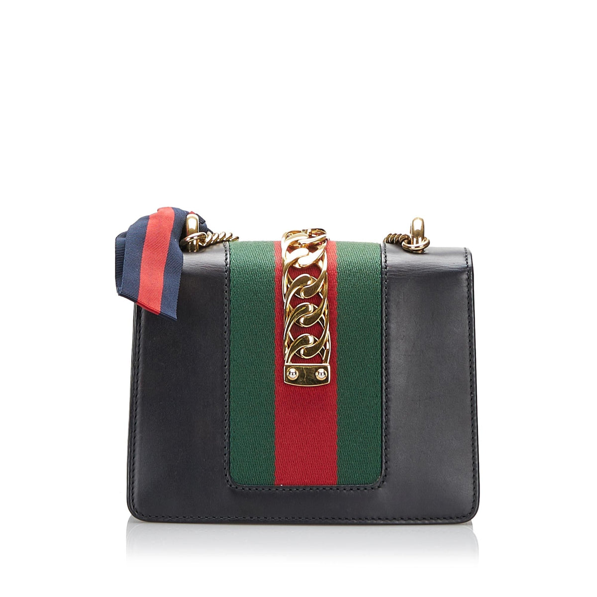 Gucci Mini Sylvie Chain Crossbody (SHG-qesira)