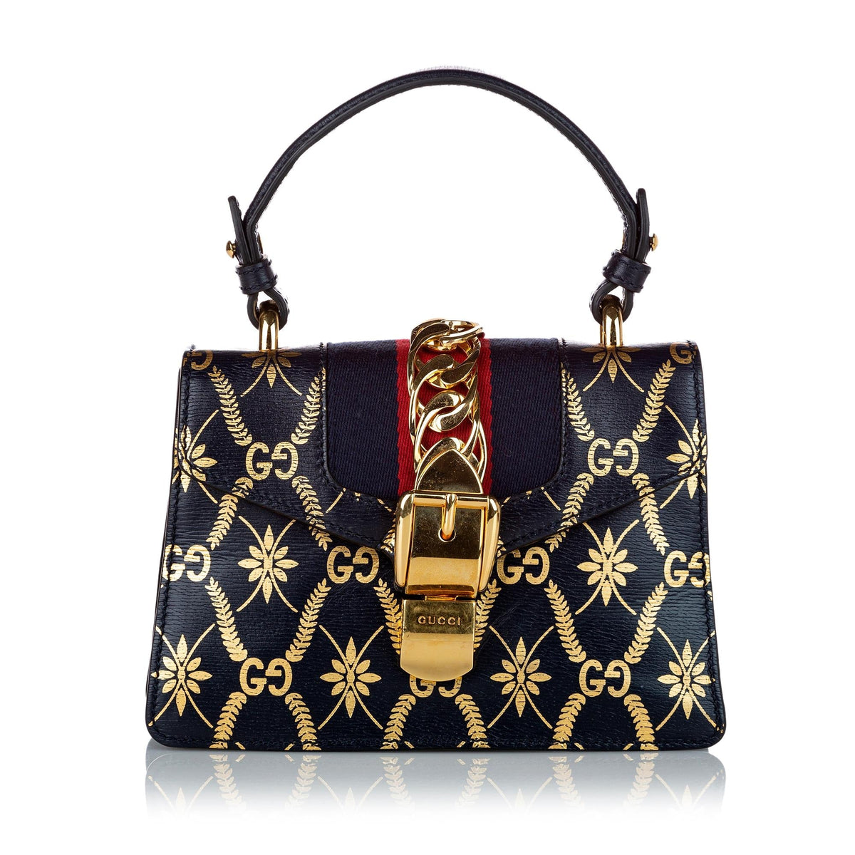 Gucci Mini Sylvie Leather Satchel (SHG-30466)