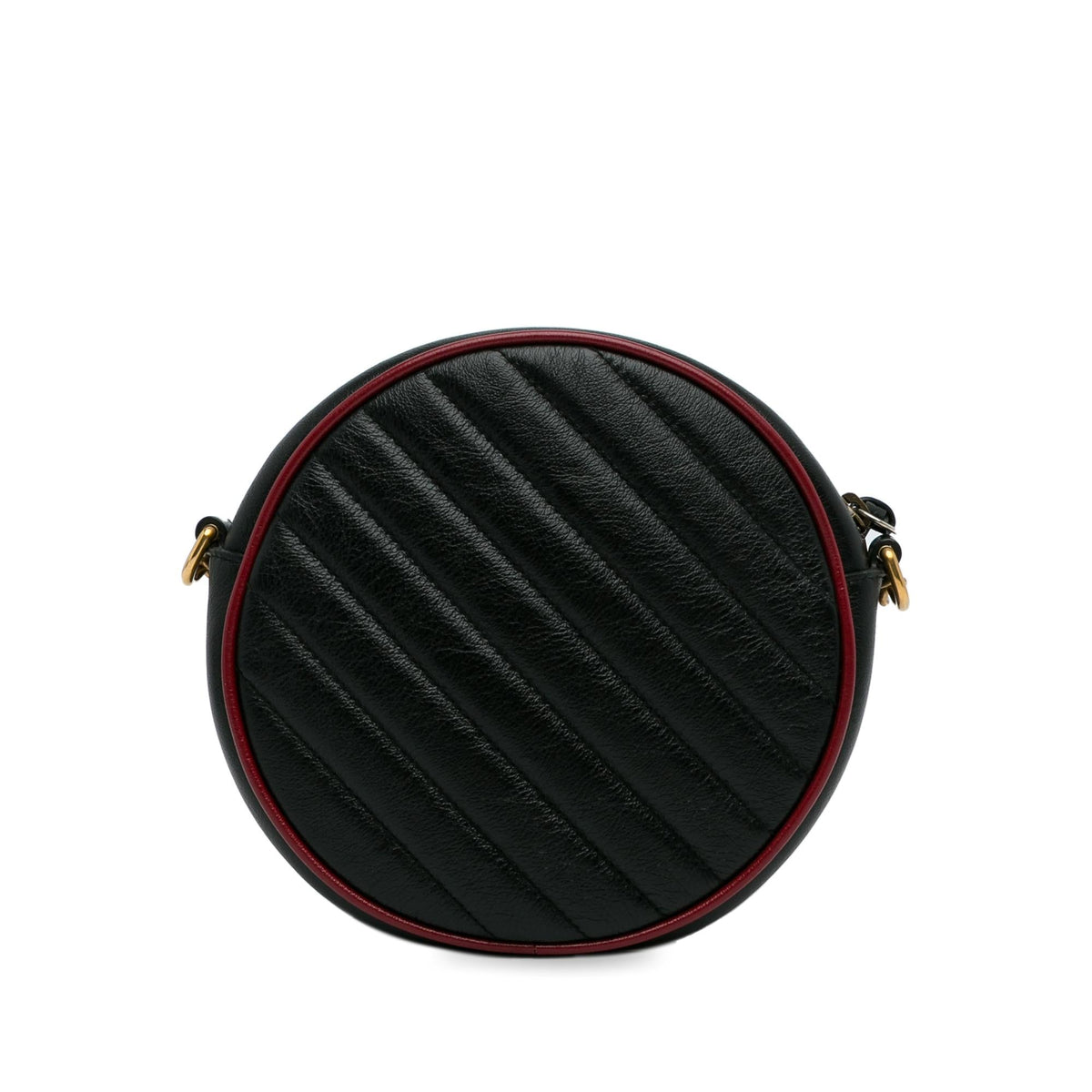 Gucci Mini Torchon GG Marmont Round Crossbody Bag (SHG-qSKdwn)