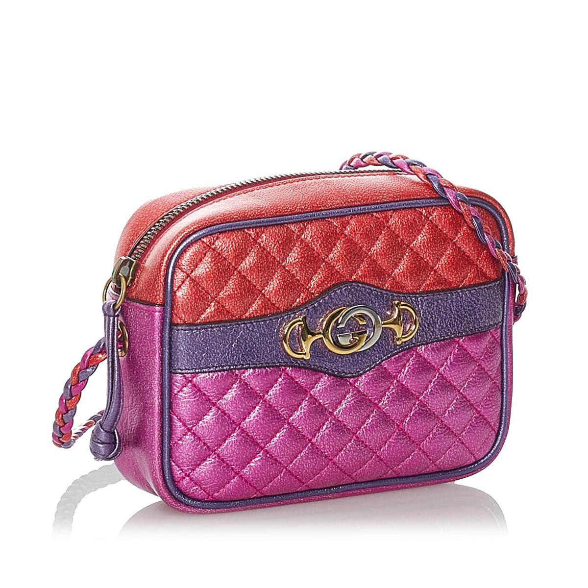 Gucci Mini Trapuntata Leather Crossbody Bag (SHG-30211)