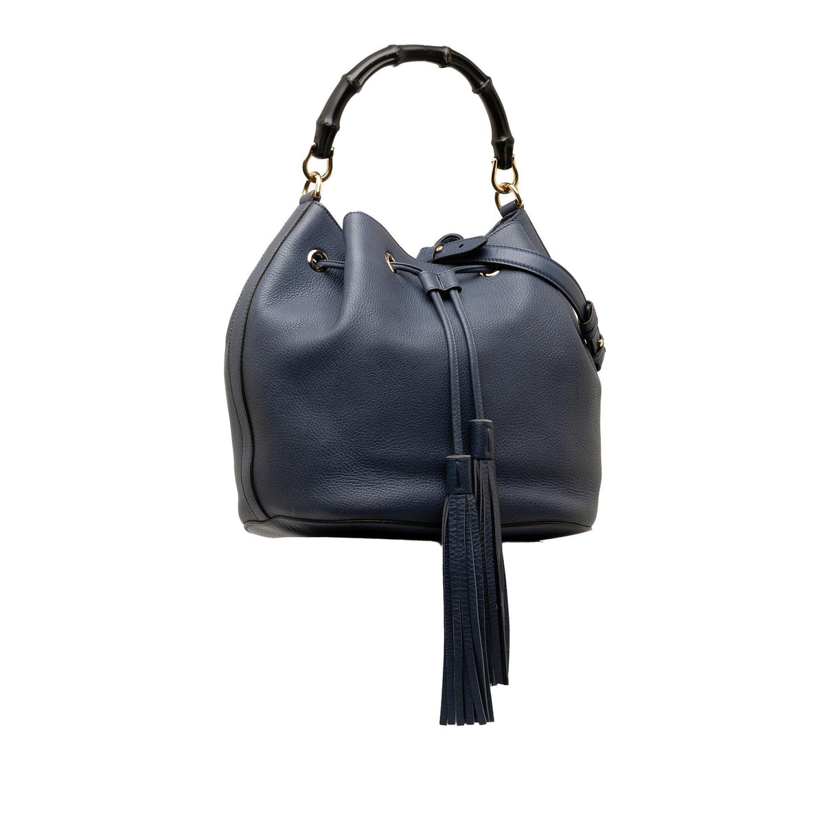 Gucci Miss Bamboo Leather Bucket Bag (SHG-wpdVi1)