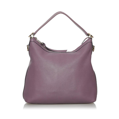 Gucci Miss GG Leather Satchel (SHG-34320)