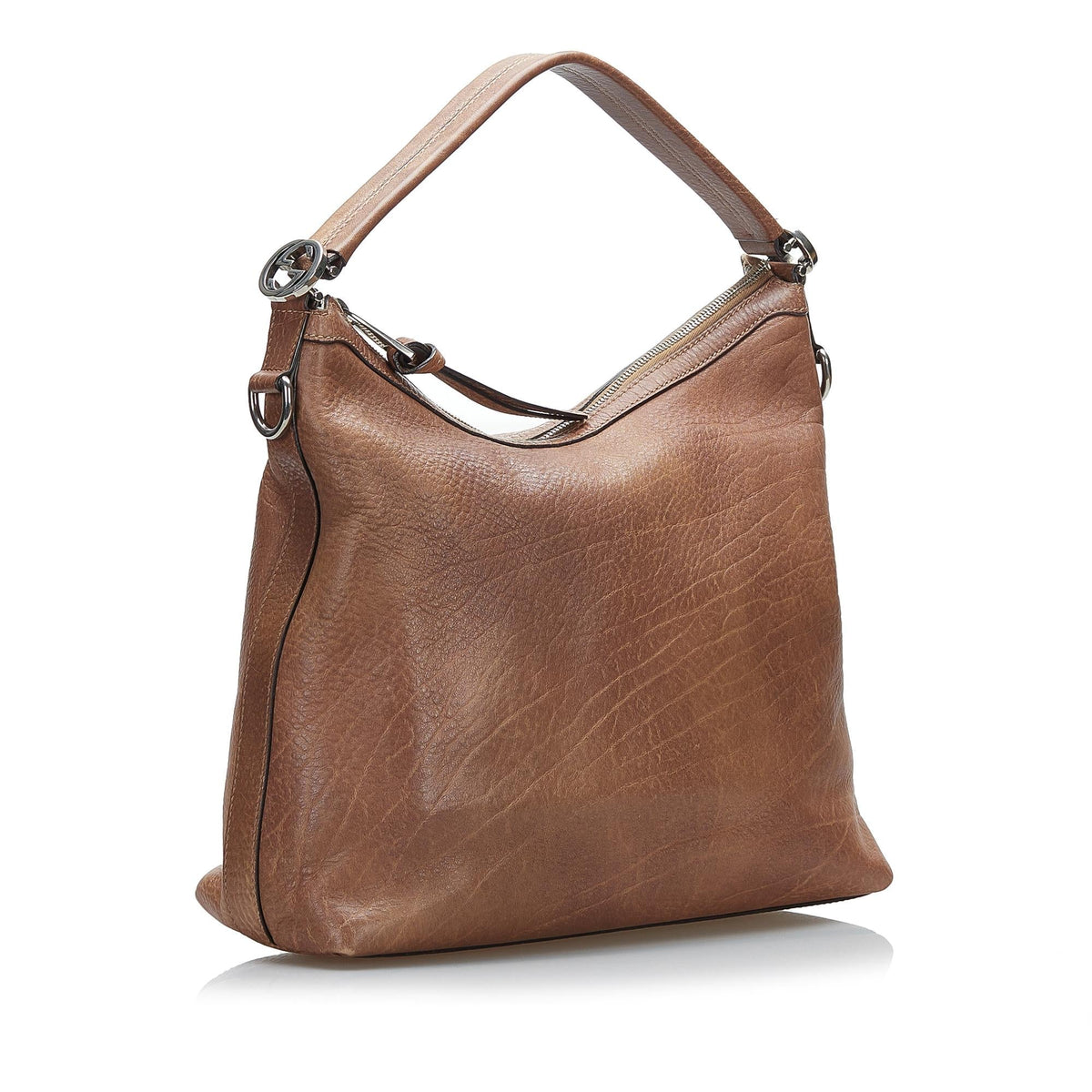 Gucci Miss GG Leather Satchel (SHG-37194)