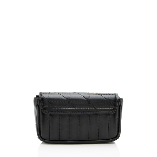Gucci Mixed Matelasse Leather GG Marmont Aria Mini Flap Bag