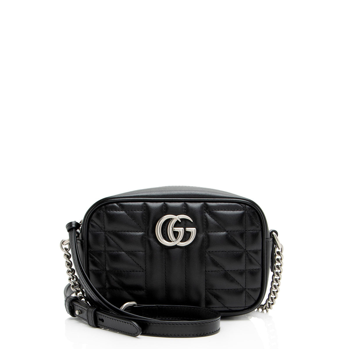 Gucci Mixed Matelasse Leather GG Marmont Aria Mini Camera Bag