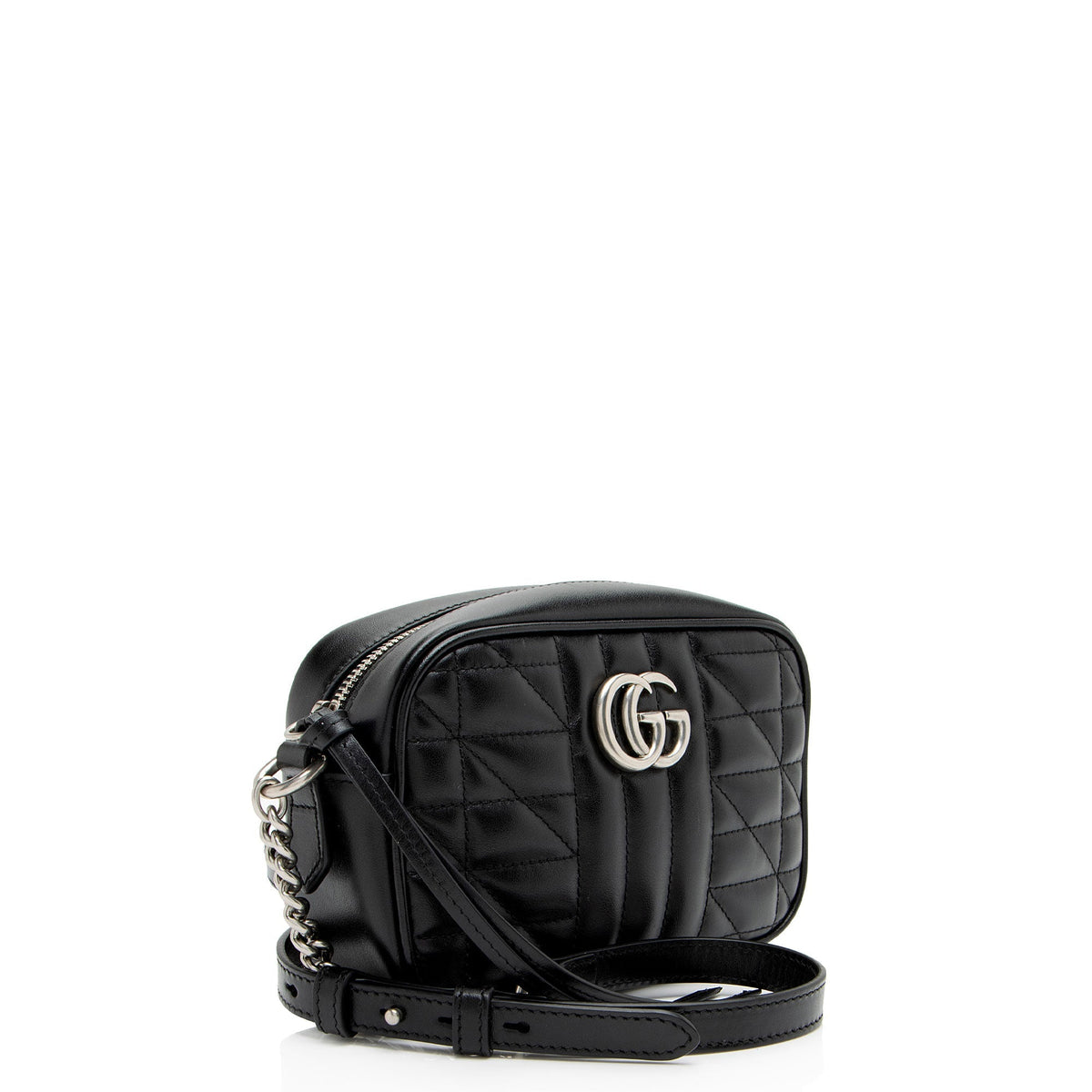 Gucci Mixed Matelasse Leather GG Marmont Aria Mini Camera Bag