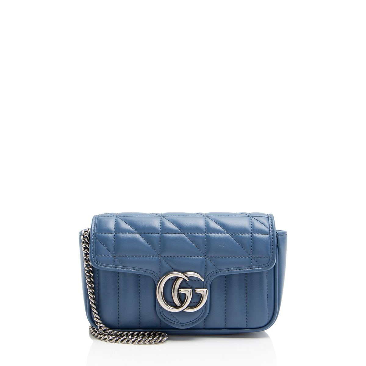 Gucci Mixed Matelasse Leather GG Marmont Aria Mini Flap Bag