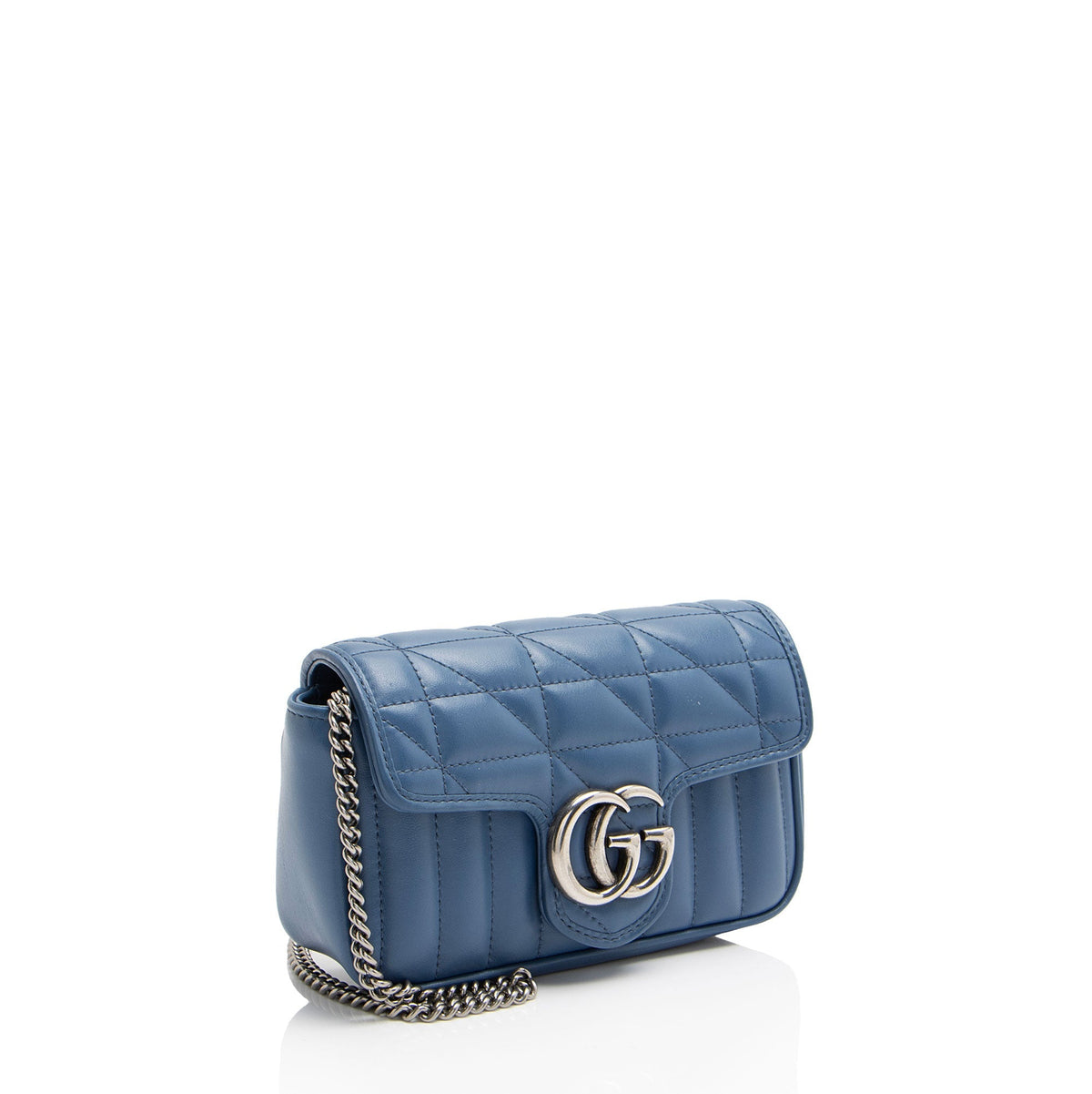 Gucci Mixed Matelasse Leather GG Marmont Aria Mini Flap Bag