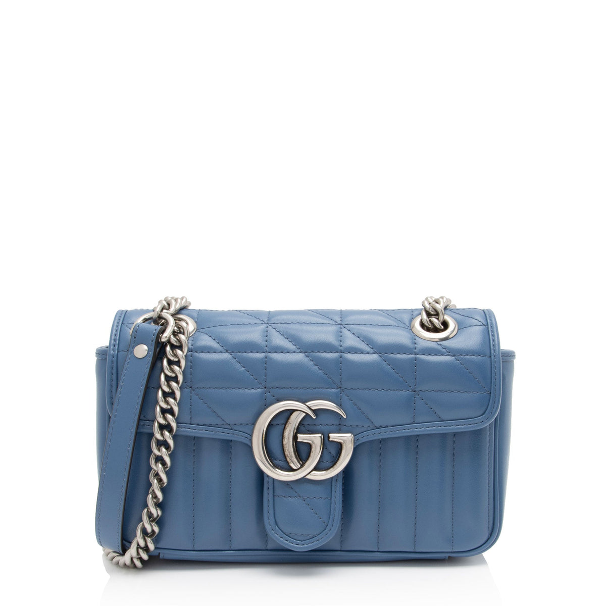 Gucci Mixed Matelasse Leather GG Marmont Aria Mini Flap Bag (SHF-FR8CYp)