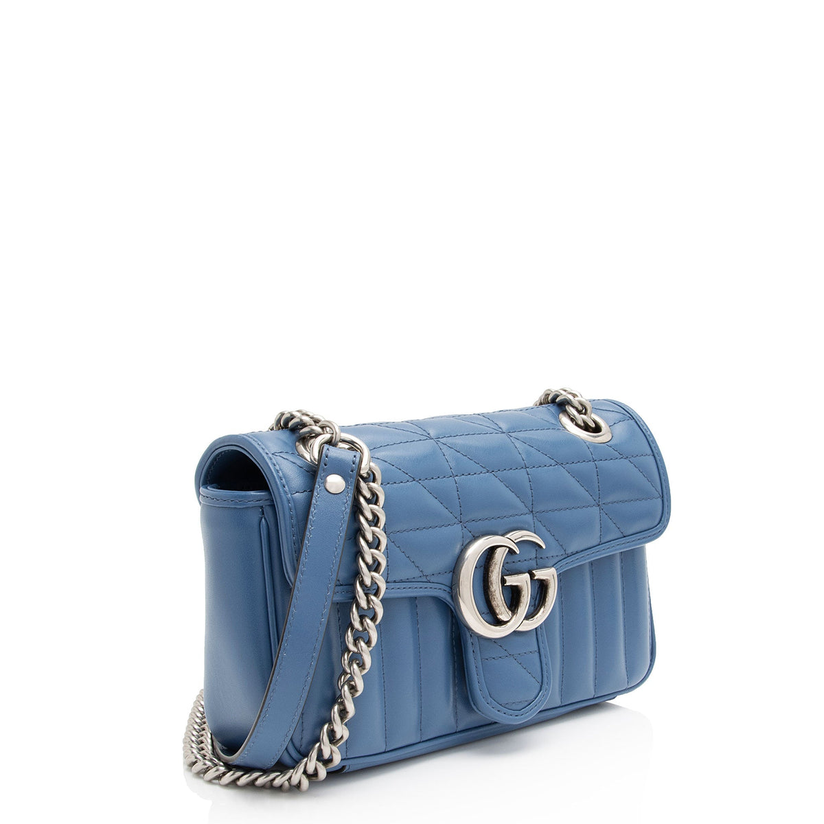 Gucci Mixed Matelasse Leather GG Marmont Aria Mini Flap Bag (SHF-FR8CYp)