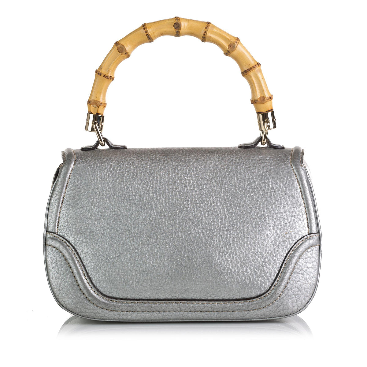 Gucci New Bamboo Leather Handbag (SHG-35959)