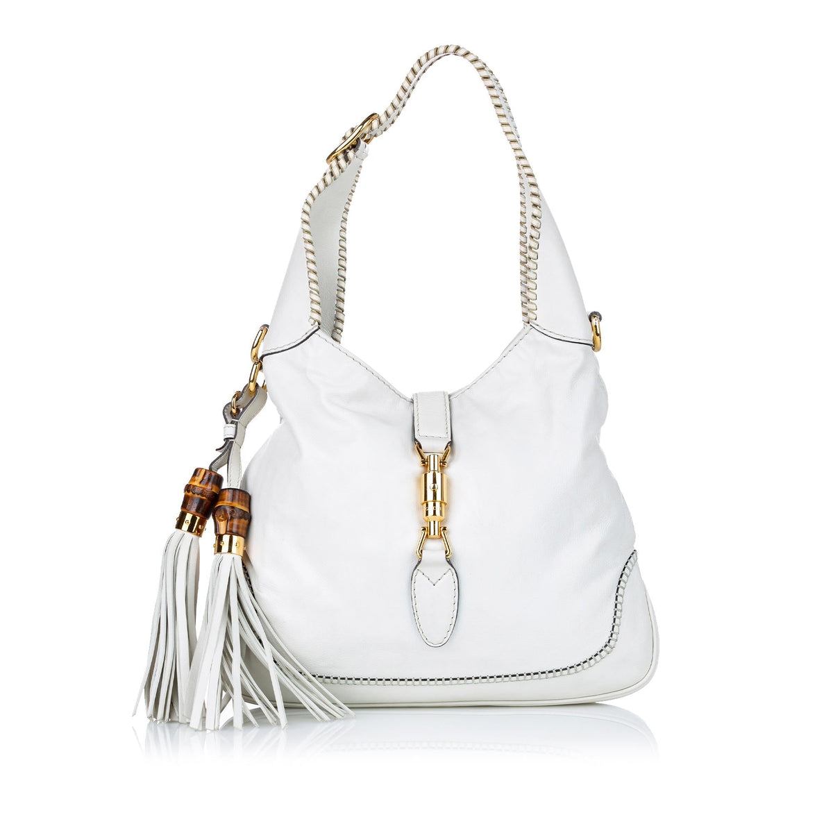 Gucci New Jackie Leather Satchel (SHG-28514)