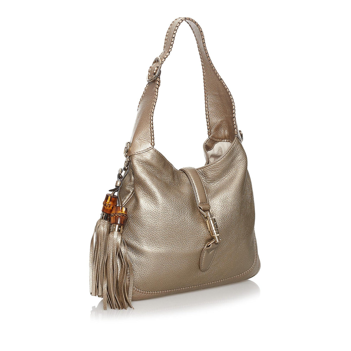 Gucci New Jackie Leather Satchel (SHG-31181)