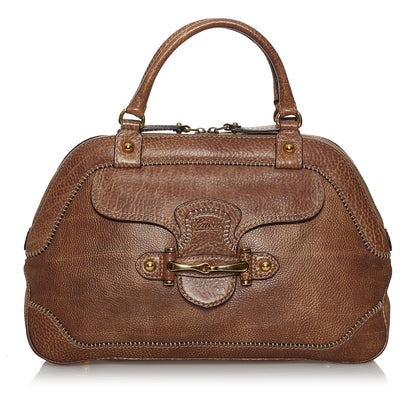 Gucci New Pelham Leather Handbag (SHG-37217)