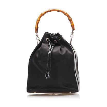 Gucci Nylon Bamboo Bucket (SHG-2zTbNP)