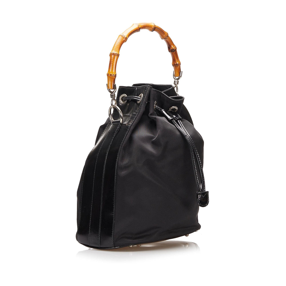 Gucci Nylon Bamboo Bucket (SHG-2zTbNP)