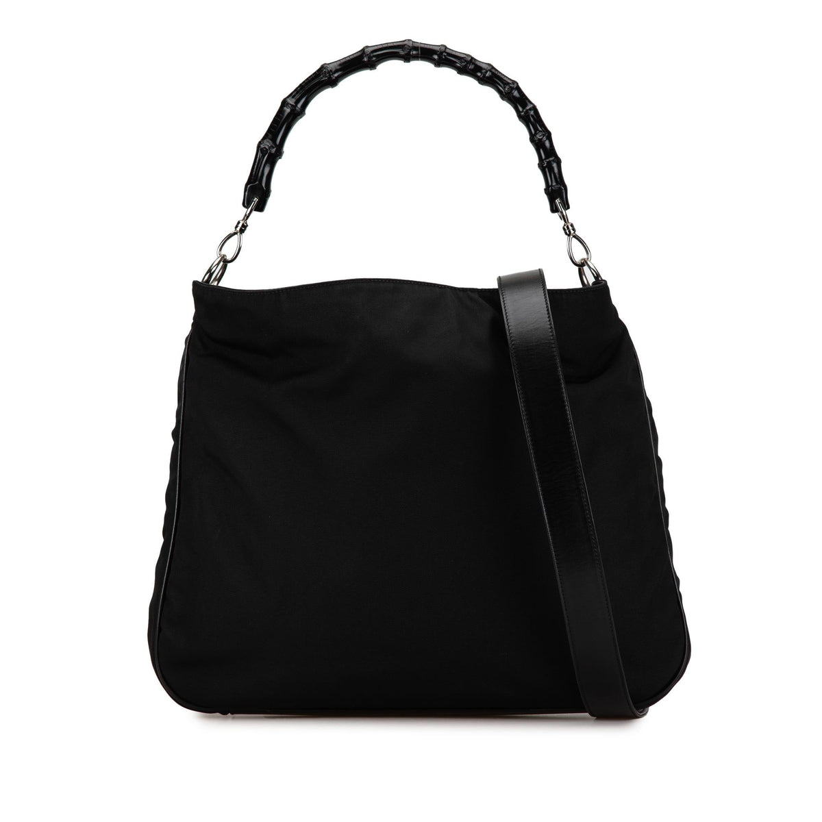 Gucci Nylon Bamboo Satchel (SHG-T1iWzs)
