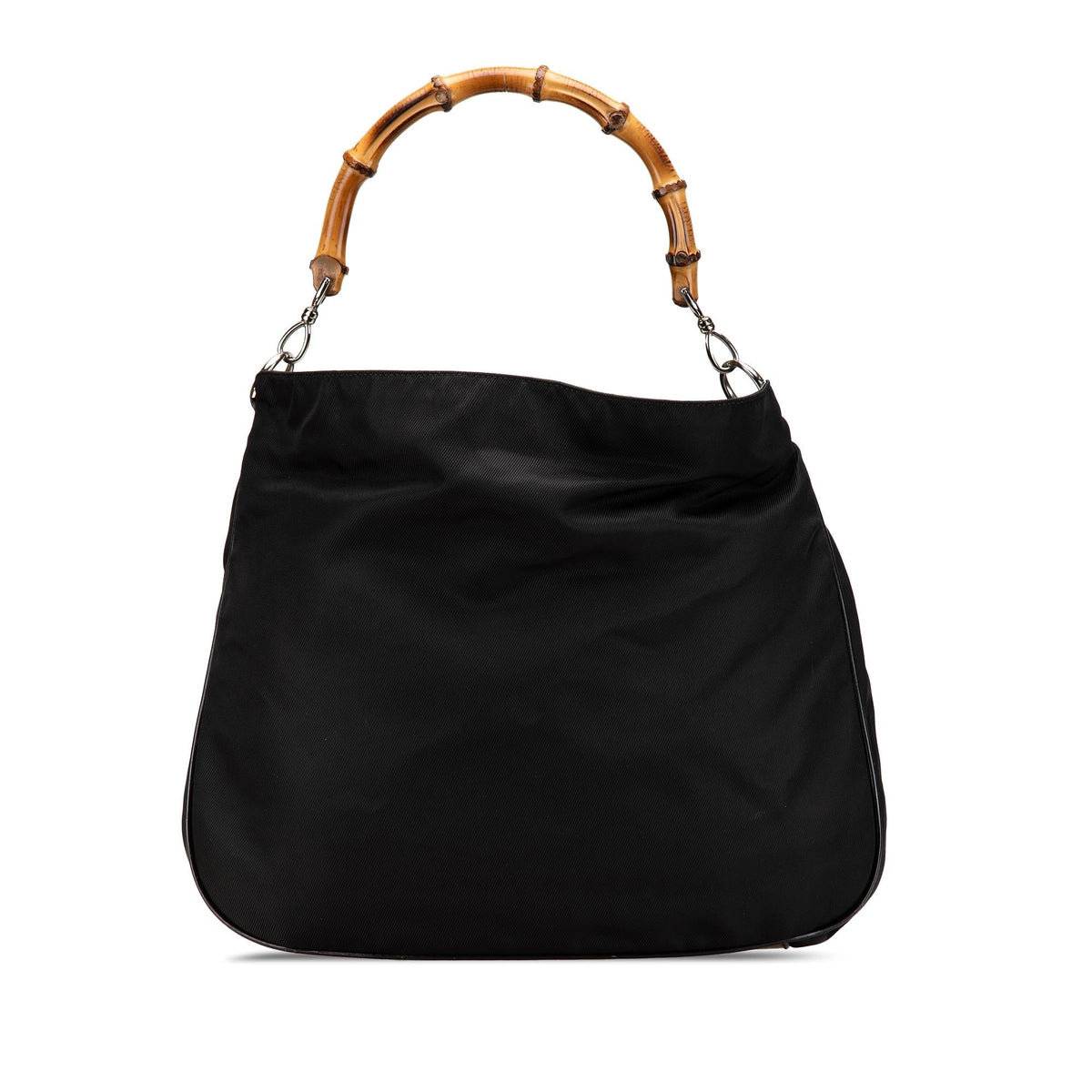 Gucci Nylon Bamboo Satchel