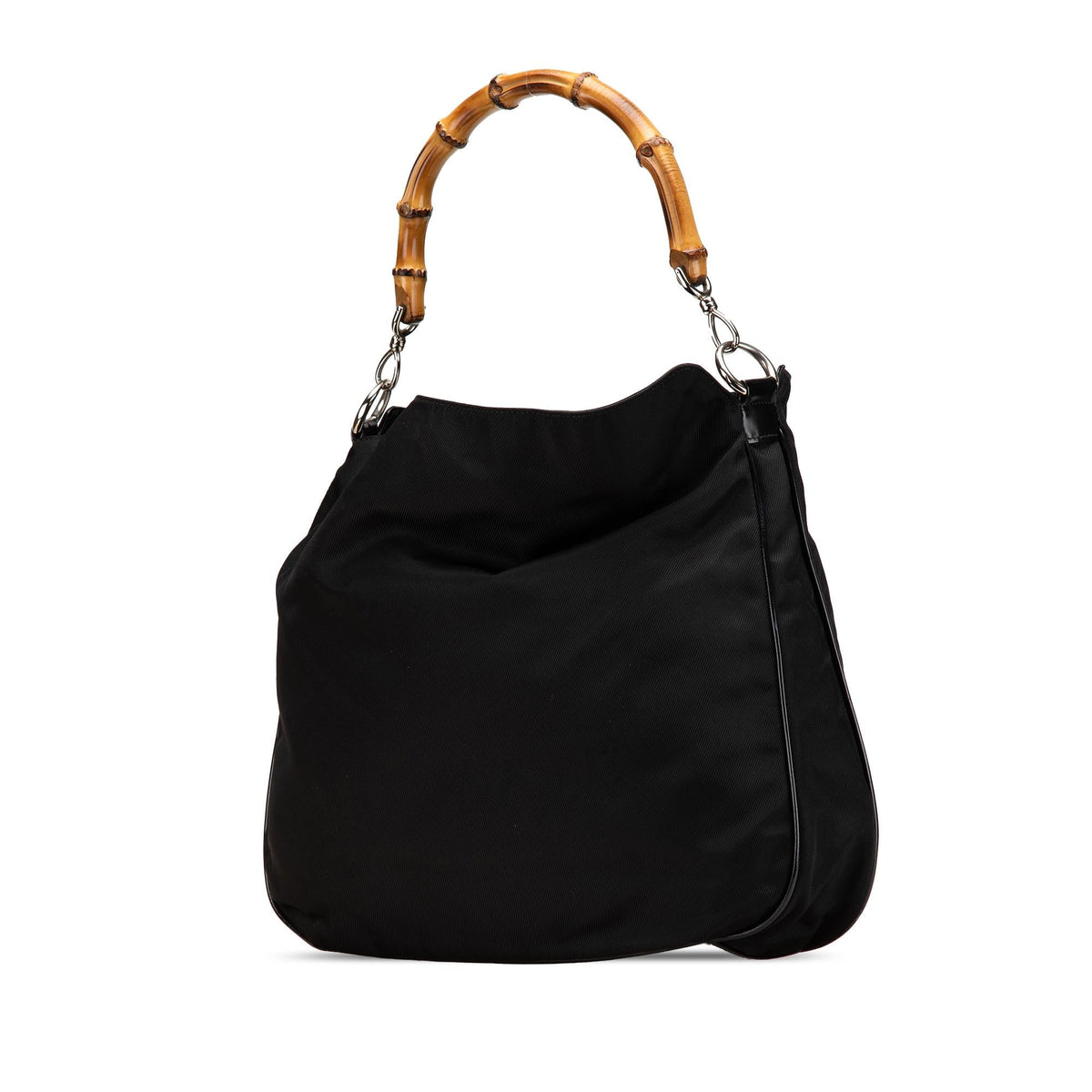 Gucci Nylon Bamboo Satchel
