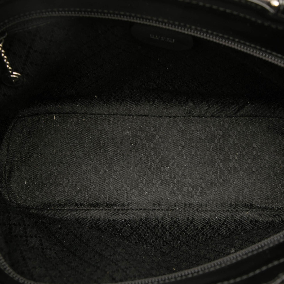 Gucci Nylon Bamboo Satchel